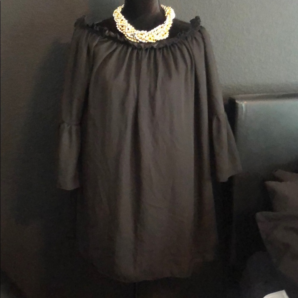 Plus size off the shoulder top